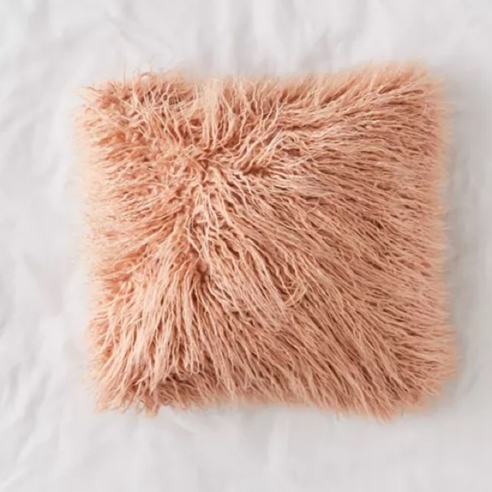 Mila Faux Fur Throw Pillow